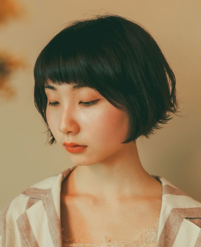 オン眉でも可愛い前髪カット 四日市の美容室 美容院 Andiamo アンディアーモ オン眉でも可愛い前髪カット 四日市の美容室 美容院 Andiamo アンディアーモ