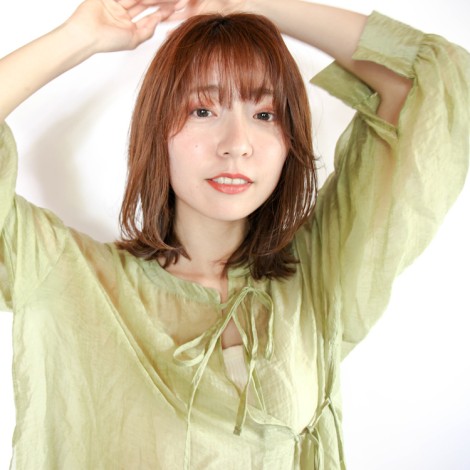 髪と肌に透明感を演出☆大人女子ブラウン